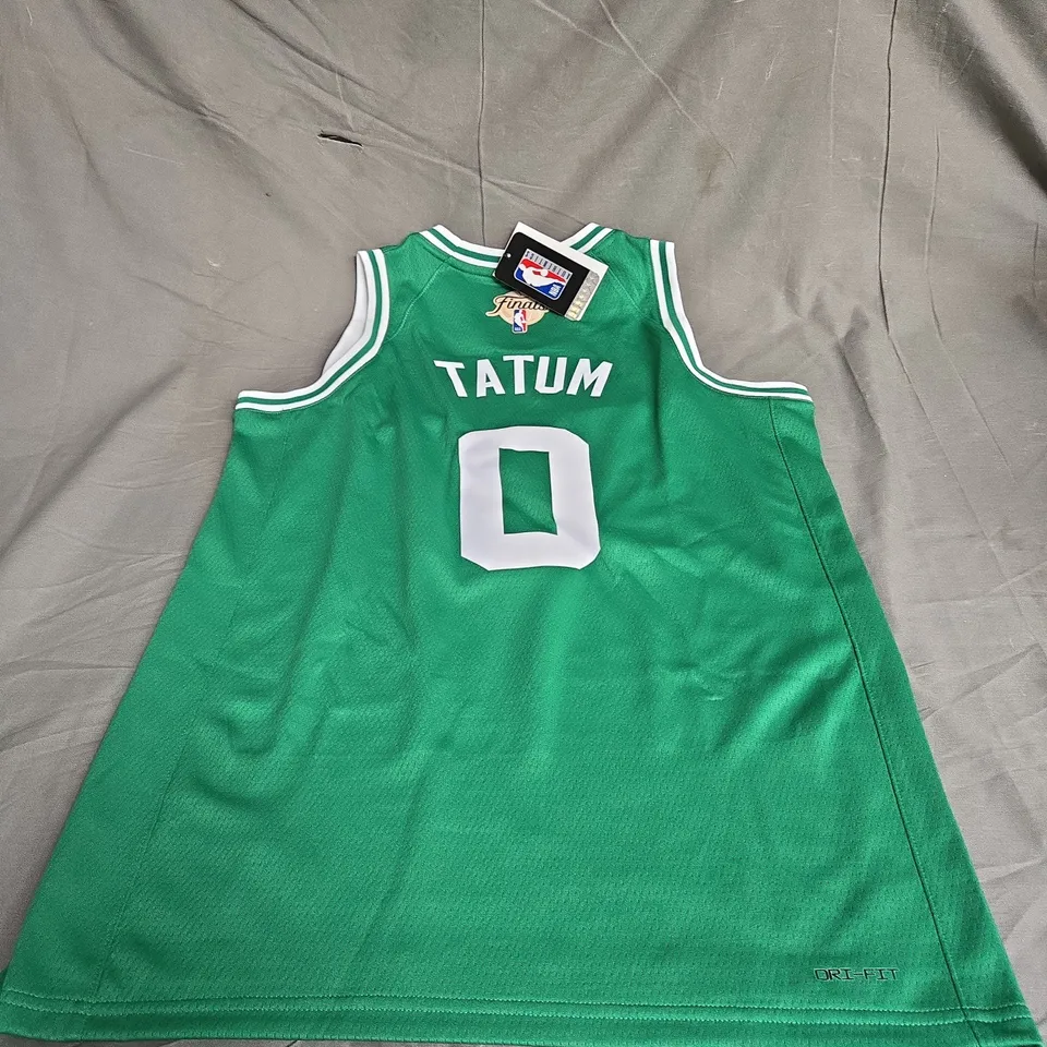 NIKE DRI-FIT ICON BOSTON CELTICS TATUM SWINGMAN JERSEY SIZE YOUTH L