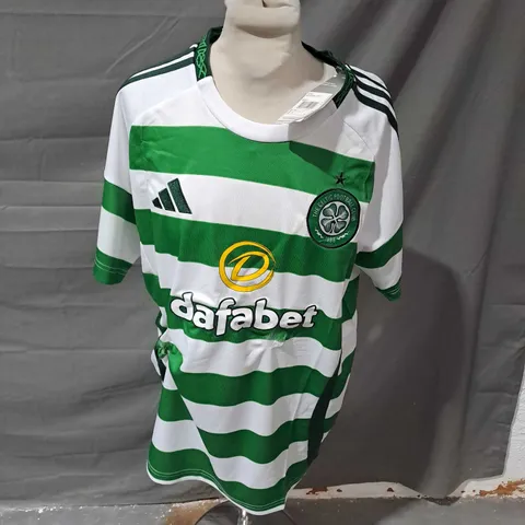 ADIDAS THE CELTIC FOOTBALL CLUB SHIRT - LARGE