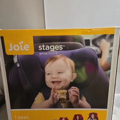 BOXED JOIE STAGES INFANTS CHILD SEAT - GROUP 0+/1/2