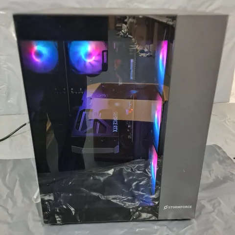 STORMFORCE FV150 GAMING DESKTOP - GEFORCE RTX 5070 TI, INTEL CORE I5, 32GB RAM, 1TB SSD - BLACK