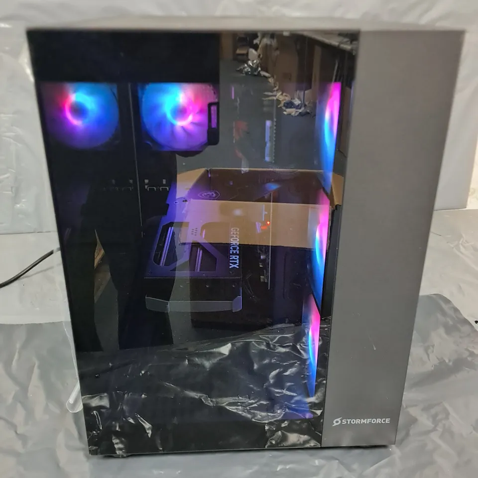 STORMFORCE FV150 GAMING DESKTOP - GEFORCE RTX 5070 TI, INTEL CORE I5, 32GB RAM, 1TB SSD - BLACK