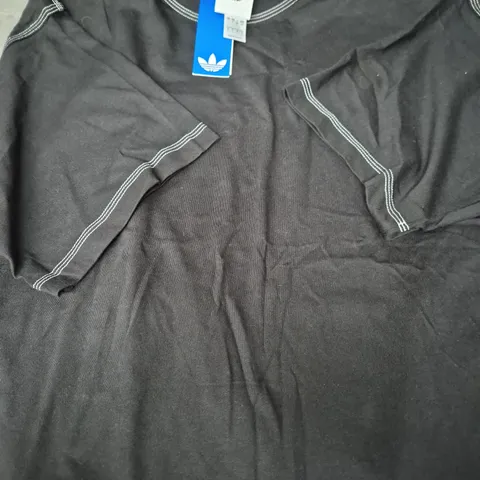 ADIDAS ESSENTIALS T-SHIRT IN BLACK SIZE LARGE