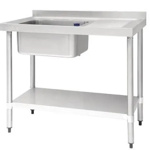 BOXED VOGUE SINGLE SINK RIGHT HAND DRAINER