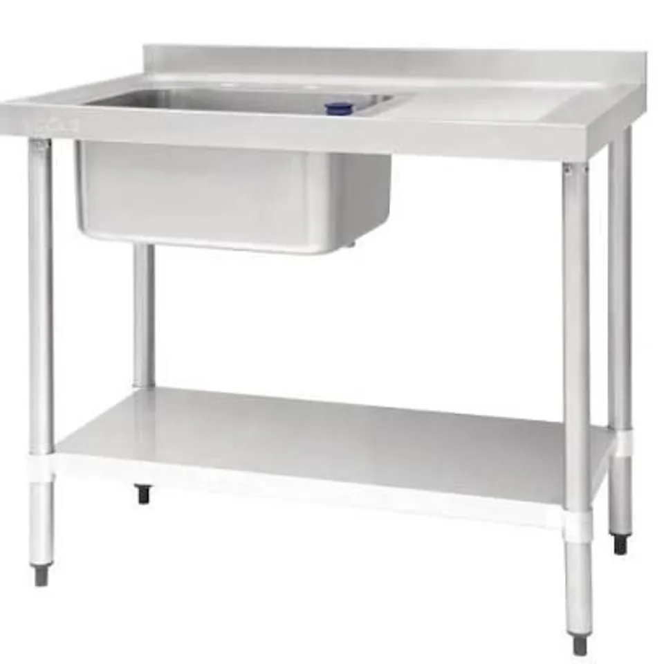 BOXED VOGUE SINGLE SINK RIGHT HAND DRAINER