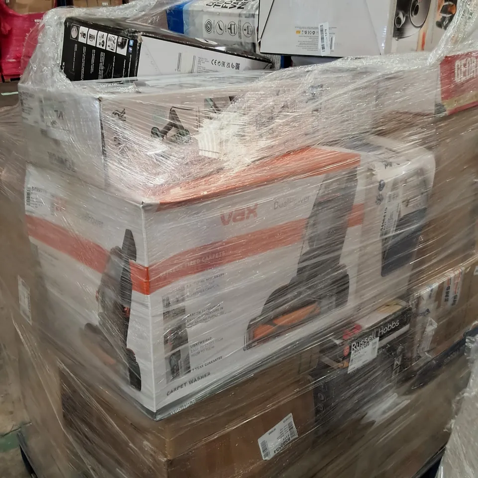 PALLET OF APPROXIMATELY 32 UNPROCESSED RAW RETURN HOUSEHOLD AND ELECTRICAL GOODS TO INCLUDE;