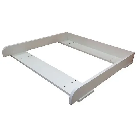 BOXED CHANGING BOARD TOP ATTACHMENT, COMPATIBLE WITH IKEA MALM CHEST OF DRAWERS, WHITE (1 BOX)