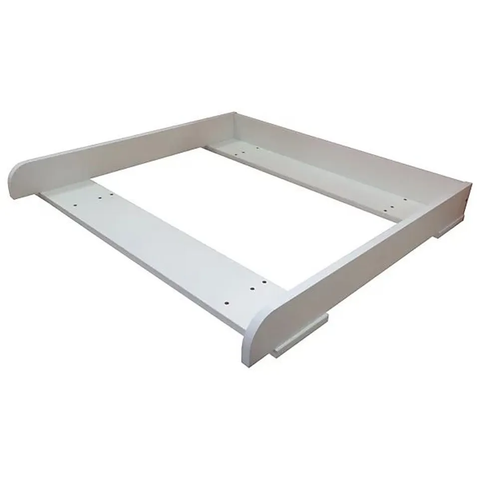 BOXED CHANGING BOARD TOP ATTACHMENT, COMPATIBLE WITH IKEA MALM CHEST OF DRAWERS, WHITE (1 BOX)