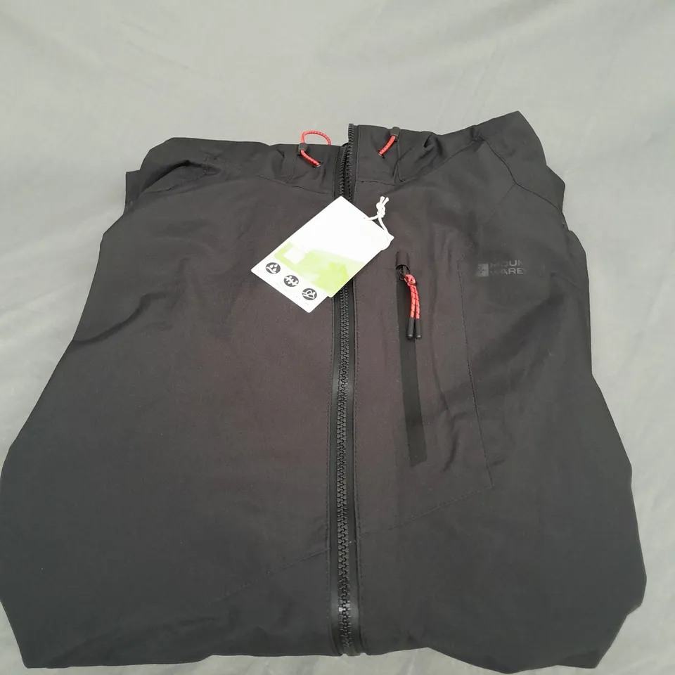 MOUNTAIN WAREHOUSE WATERPROOF JACKET IN BLACK SIZE 4XL