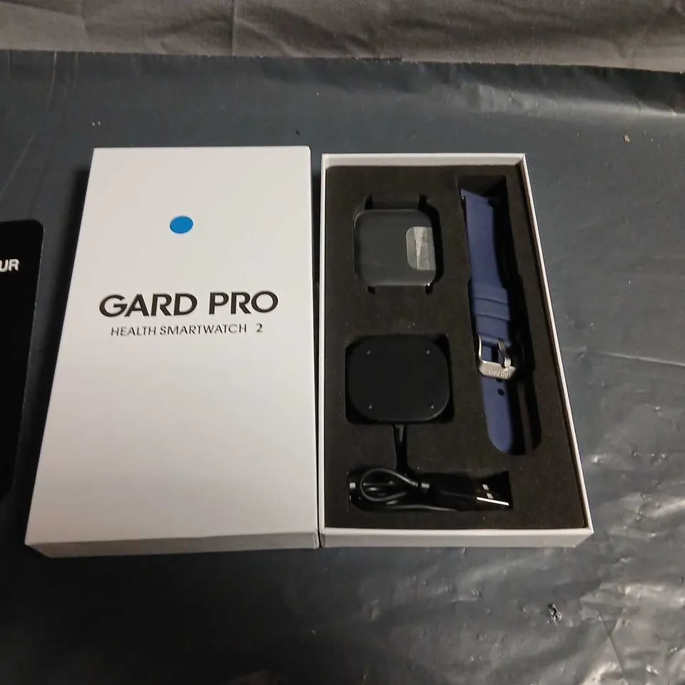 GARD PRO HEALTH SMARTWATCH 2 WITH BLUE STRAP – BOXED