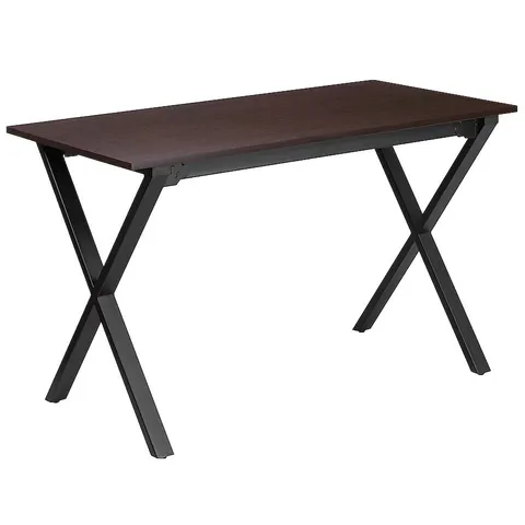 BOXED FLASH FURNITURE 47.5-IN BROWN MODERN/CONTEMPORARY COMPUTER DESK