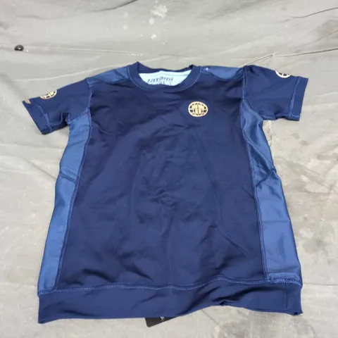 TATAMI PRO V2 SHORT SLEEVE RASH GUARD – NAVY, XL