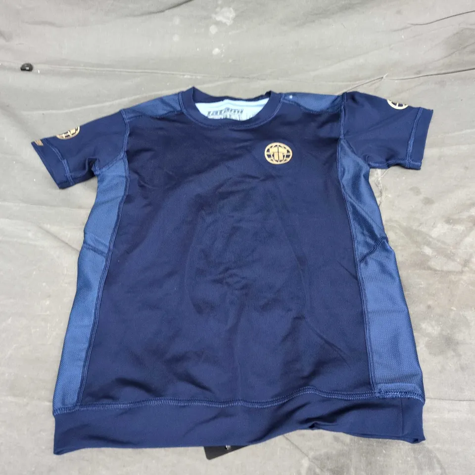 TATAMI PRO V2 SHORT SLEEVE RASH GUARD – NAVY, XL