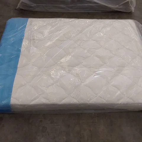 BAGGED DESIGNER DOUBLE 135CM AIRSPRUNG LUXURY QUILTED MEDIUM MATTRESS