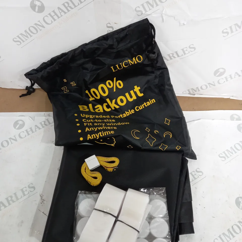 LUCMO 100% BLACKOUT PORTABLE CURTAIN 