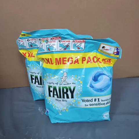 FAIRY NON BIO LAUNDRY PODS – 2 X 54 X 23.1 G (1.25 KG)