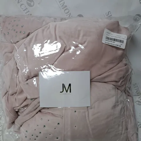 JM BY JULIEN MACDONALD GLITTER BURST BEDSPREAD IN PINK (250 X 260CM)