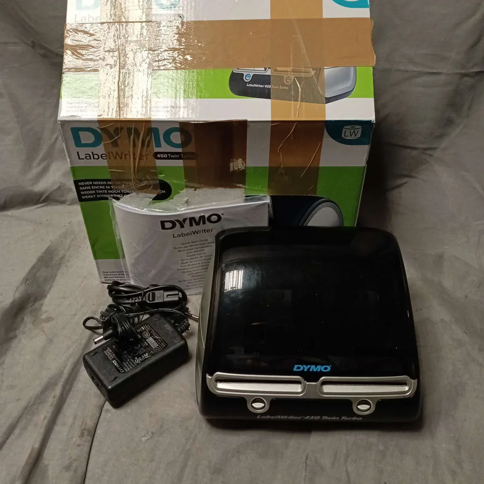 DYMO LABEL WRITER 450 TWIN TURBO BOXED WITH PLUG AND MANUAL