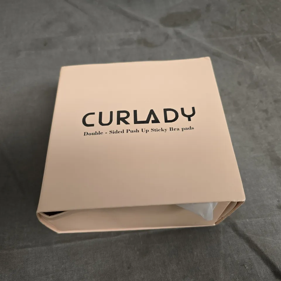 CURLADY DOUBLE-SIDED PUSH UP STICKY BRA PADS – PINK BOXED