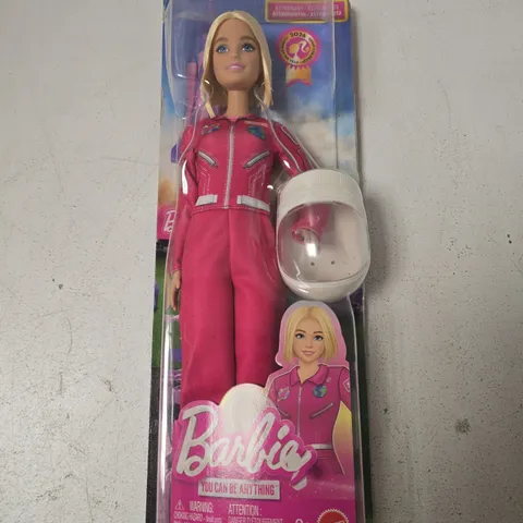 BARBIE ASTRONAUT DOLL IN PINK JUMPSUIT WITH HELMET