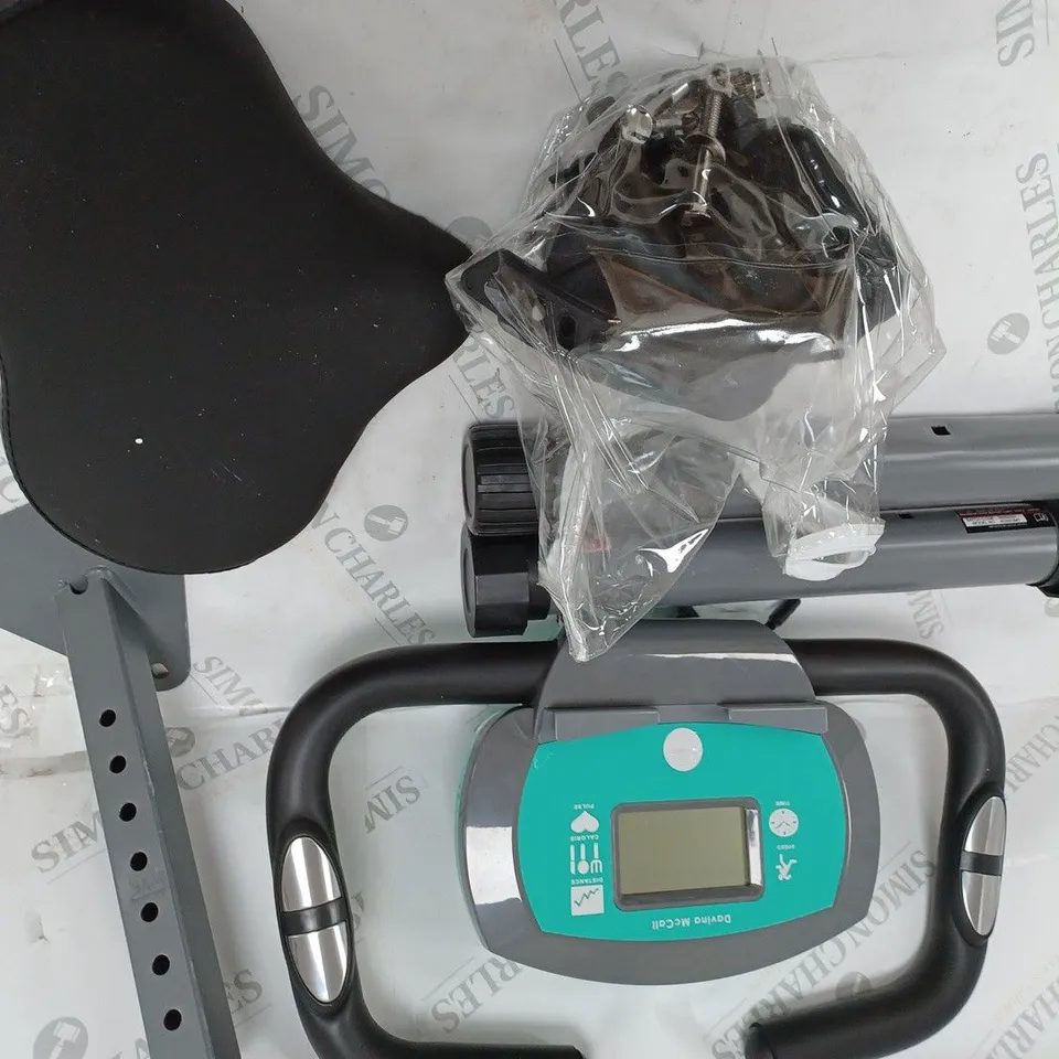 DAVINA FITNESS FOLDING MAGNETIC EXERCISE BIKE - MINT - COLLECTION ONLY