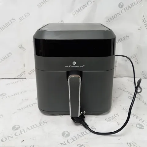 COOK'S ESSENTIALS 5.8L AIR FRYER IN SLATE GREY