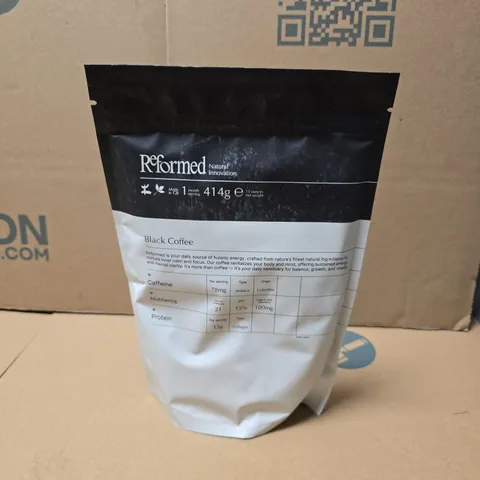 REFORMED COLLAGEN BLACK COFFEE | COLLAGEN PEPTIDES POWDER WITH COFFEE FOR ENERGY & SKIN SUPPORT β 484G