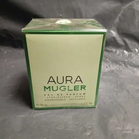 BOXED AND SEALED AURA MUGLER AU DE PARFUM 50ML