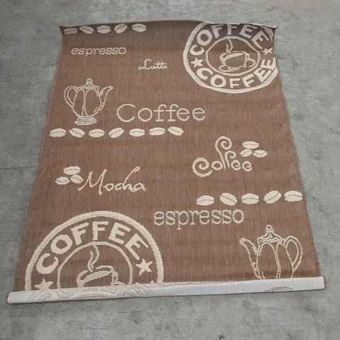 BRAND NEW PACO HOME COUNTRY AREA RUG - BROWN // SIZE: 120 X 170cm