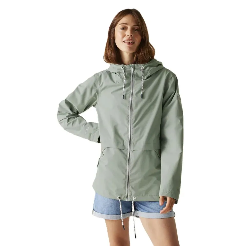 BRAND NEW REGATTA WOMEN'S BAYLETTA II WATERPROOF JACKET IN GLACIER - UK 8