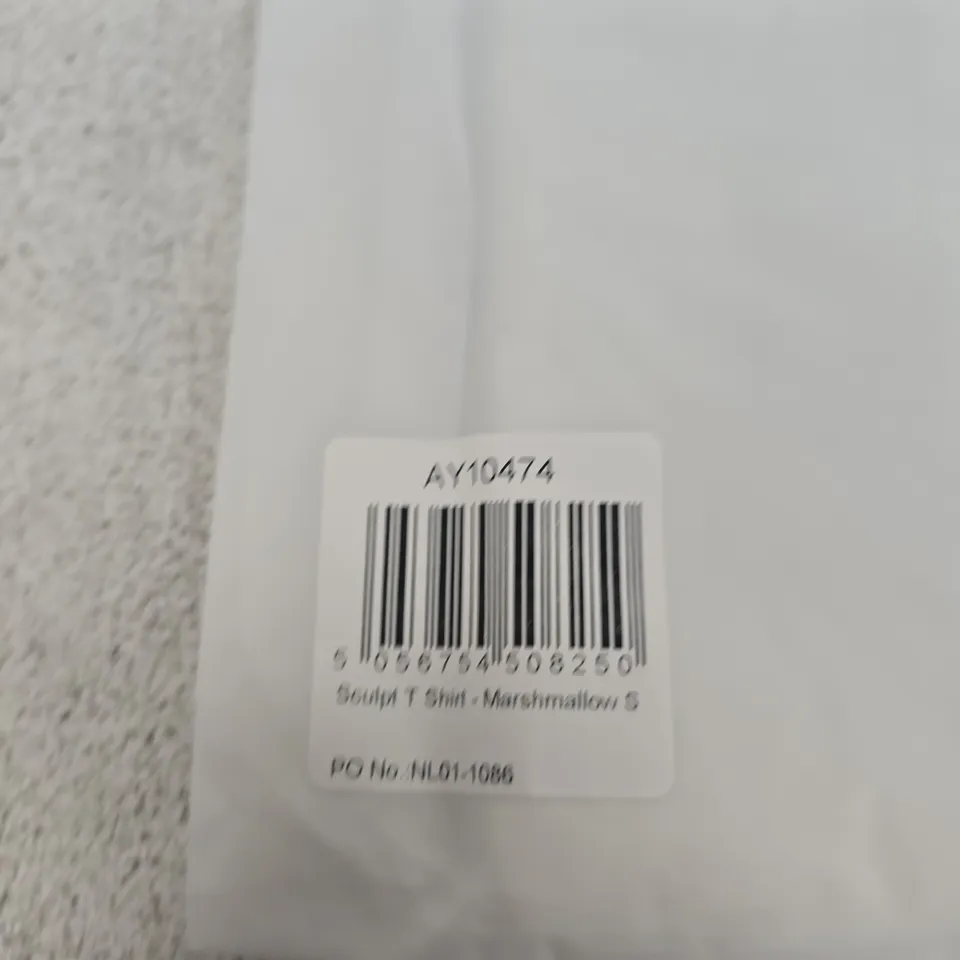 BAGGED AYBL SCULPT T-SHIRT – MARSHMALLOW - SMALL