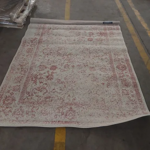 QUALITY SAFAVIEH IVORY/ROSE AREA RUG - 155 x 230cm