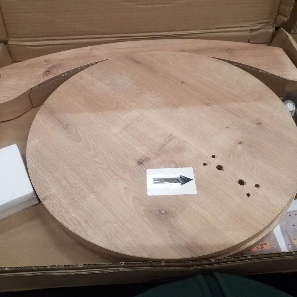 BOXED SUGO DESIGN C-FORM SIDE SOFA TABLE 