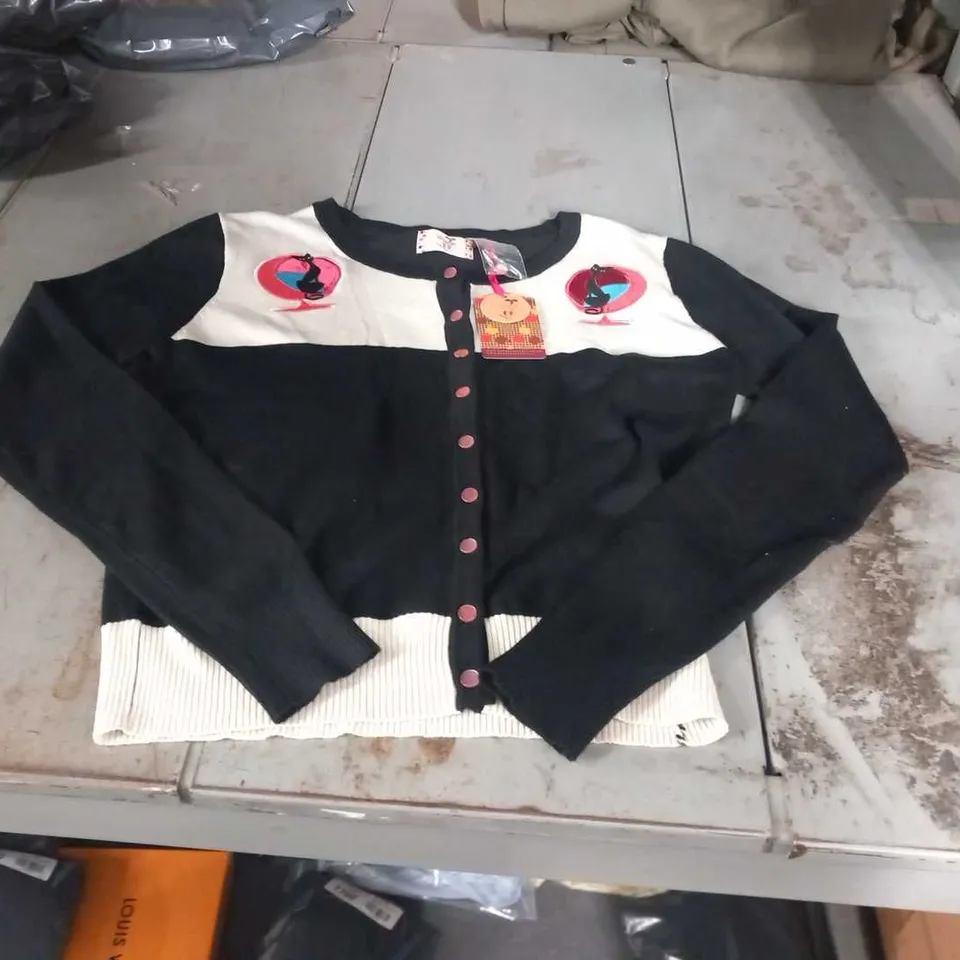 APPROXIMATELY 5 ASSORTED CARDIGANS TO INCLUDE; BANNED RETRO, DANCING DAYS AND HEARTS AND ROSES 