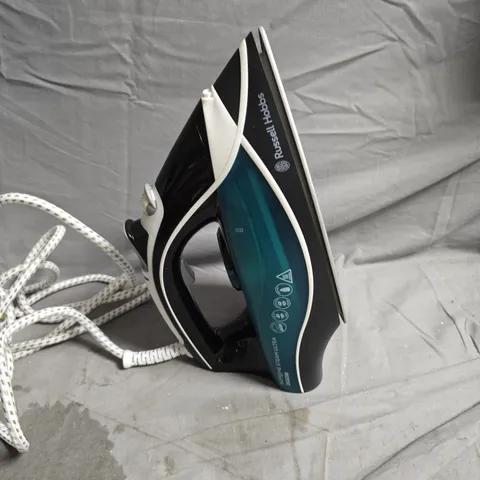 RUSSELL HOBBS SUPREME STEAM ULTRA 2600W STEAM IRON – TURQUOISE & BLACK UNBOXED