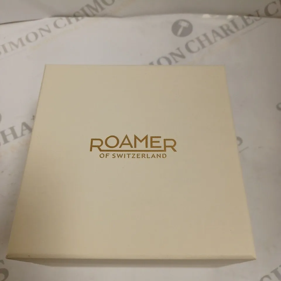 BOXED ROAMER SWISS SAPPHIRE CRYSTAL AUTOMATIC WATCH 