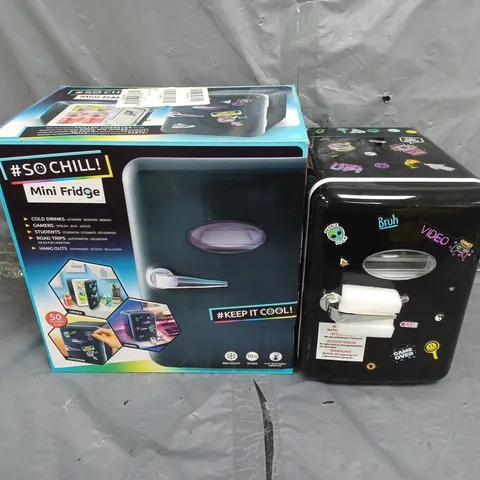 BOXED SO CHILL MINI FRIDGE IN BLACK