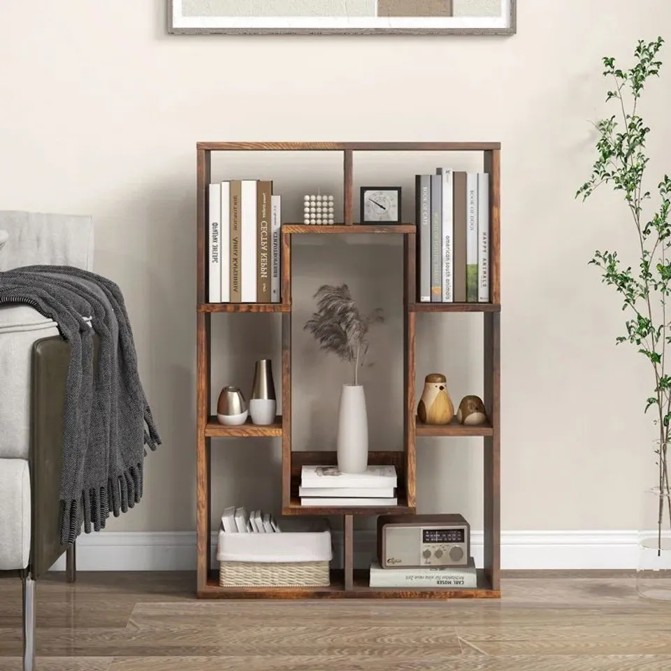 BOXED ORMAH BOOKCASE - BROWN (1 BOX)