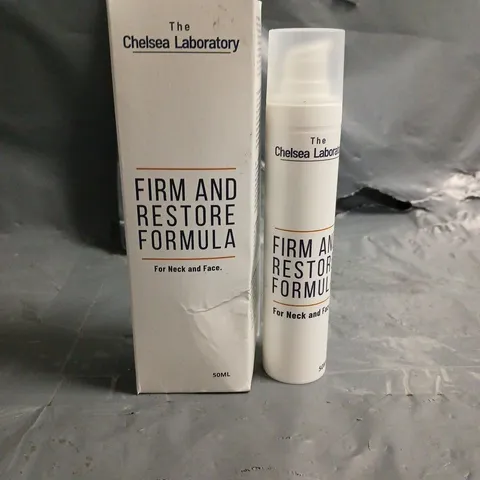 BOXED THE CHELSEA LABORATORY FIRM AND RESTORE FORMULA 50ML