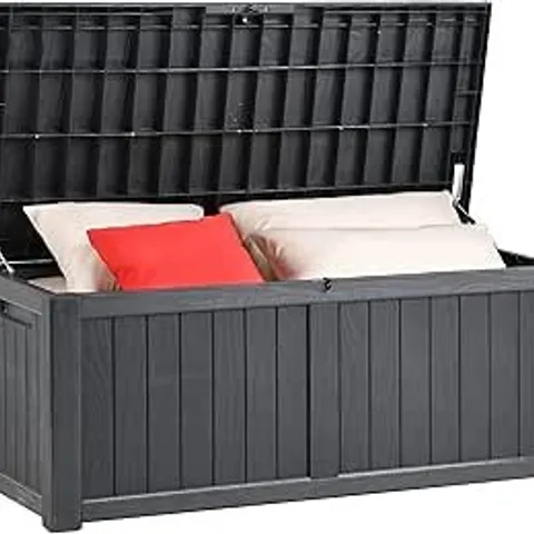 BOXED YITAHOME GARDEN STORAGE BOX - DARK GREY (1 BOX)