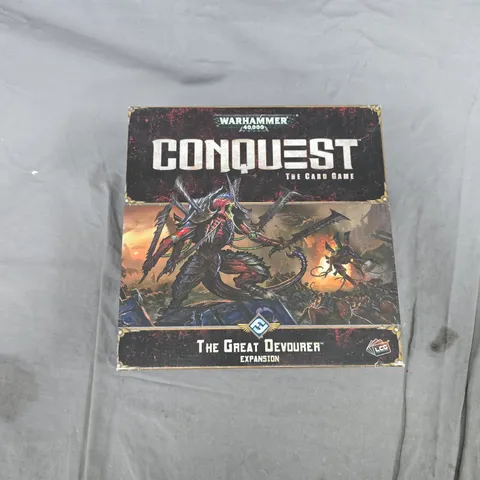 BOXED WARHAMMER 40,000 CONQUEST THE CARD GAME THE GREAT DEVOURER EXPANSION