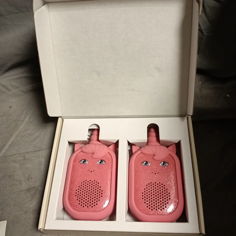 KONGES SLØJD RADIO CHECK PINK UNICORN WALKIE-TALKIES 