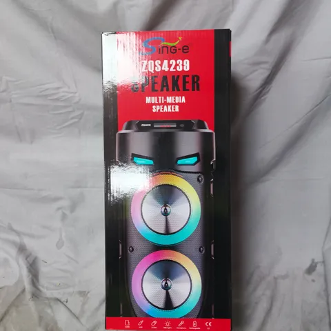 SING-E ZQS4239 SPEAKER – MULTI-MEDIA PORTABLE SPEAKER (BOXED)
