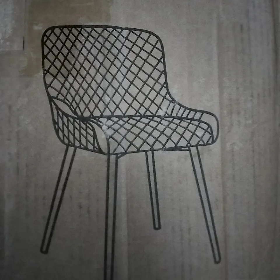 BRONTE CHAIR SET OF TWO COLOUR: TIMELESS TEEL 