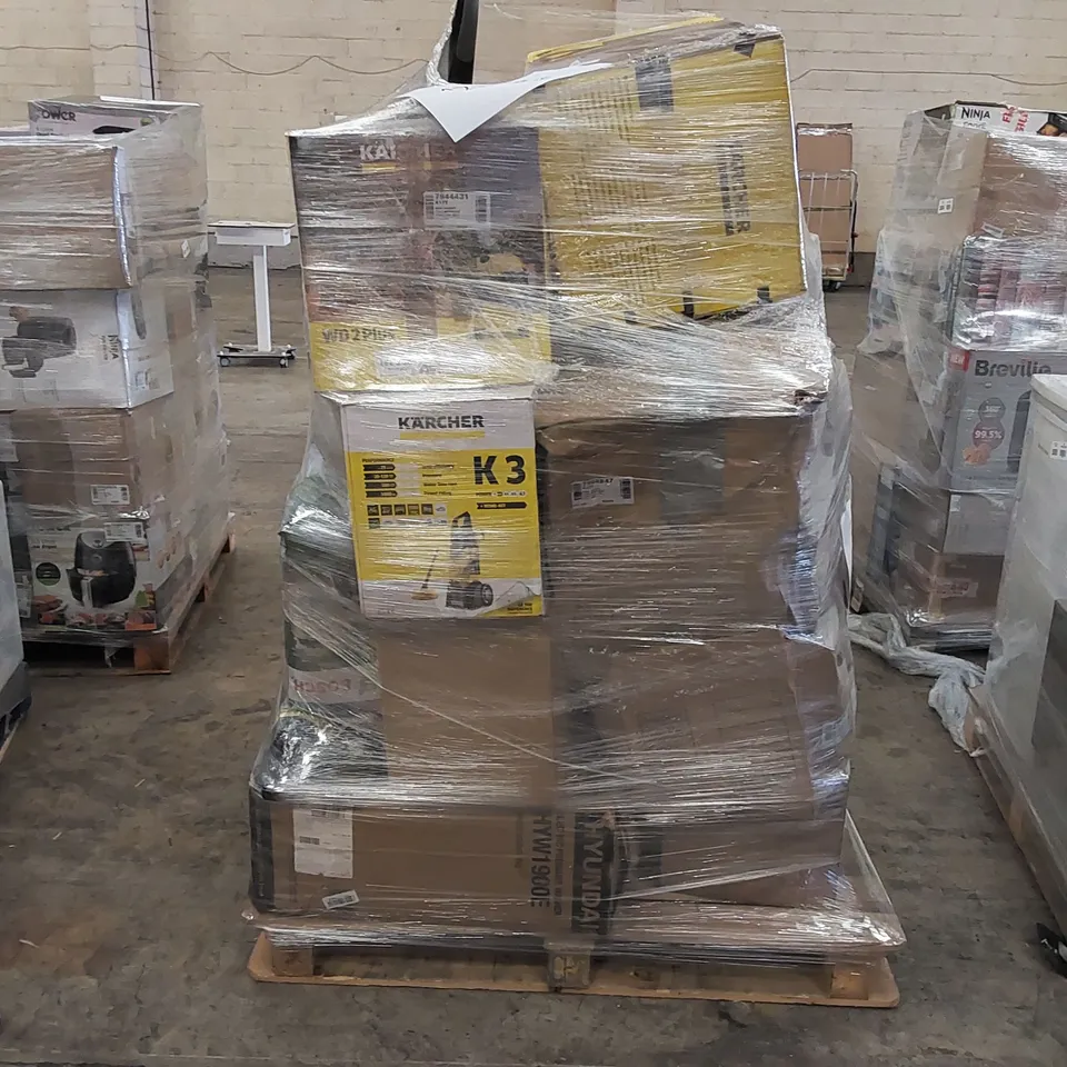 PALLET OF APPROXIMATELY 21 UNPROCESSED RAW RETURN HOUSEHOLD AND ELECTRICAL GOODS TO INCLUDE;