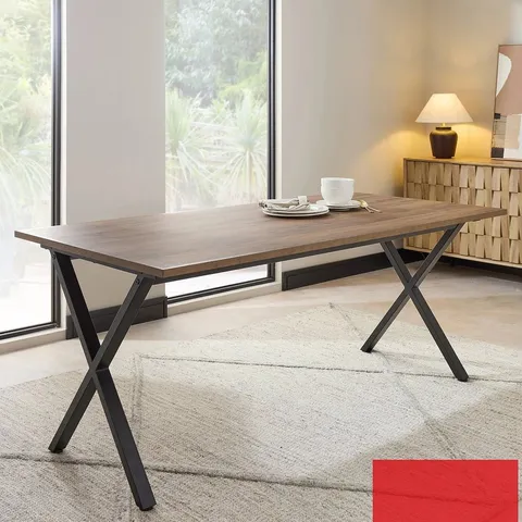 BOXED HARLEM 180cm MID OAK DINING TABLE (1 BOX)