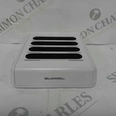 BELL & HOWELL MULTI DEVICE USB CHARGING STATION WITH 4 USB PORTS AND 4 CABLES