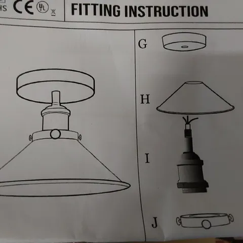 BRENNA SEMI FLUSH LIGHT 
