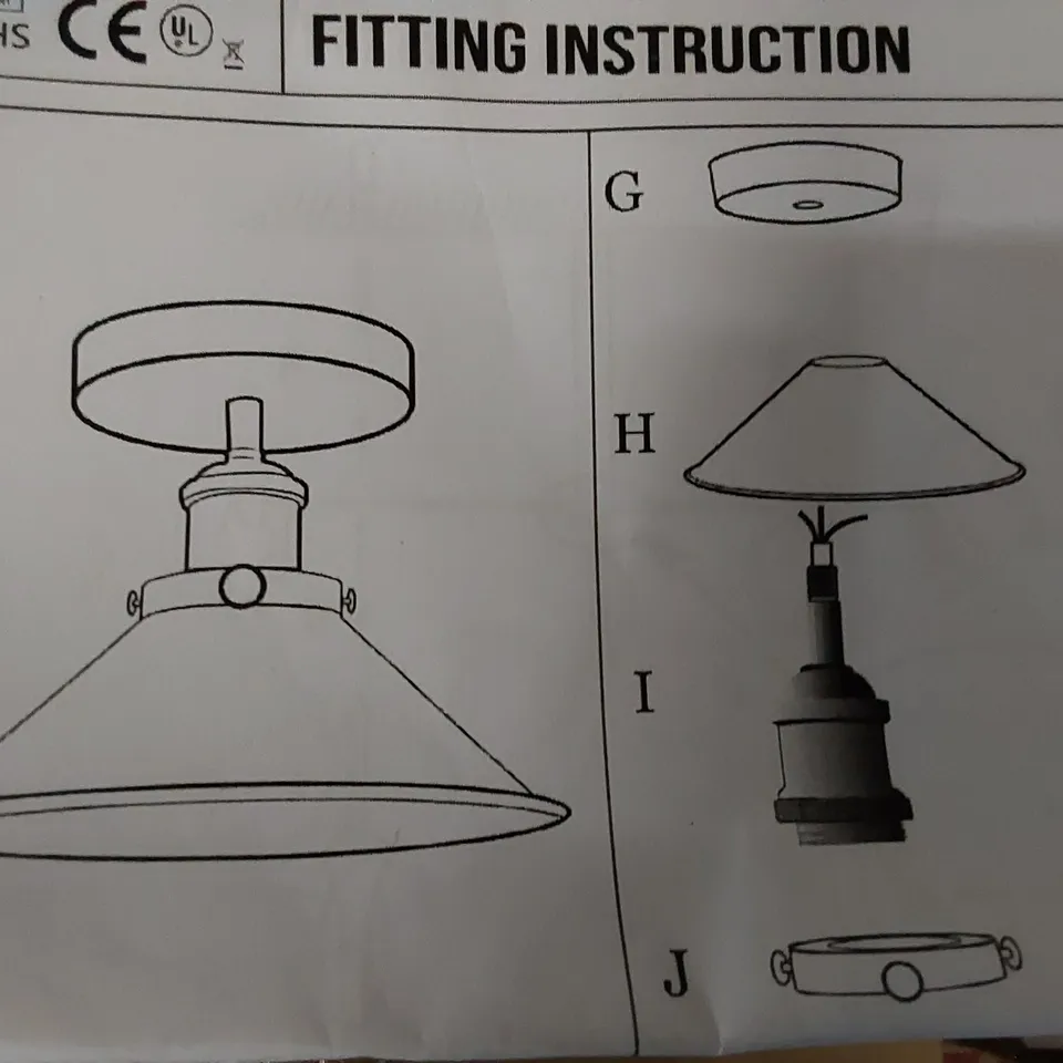 BRENNA SEMI FLUSH LIGHT 