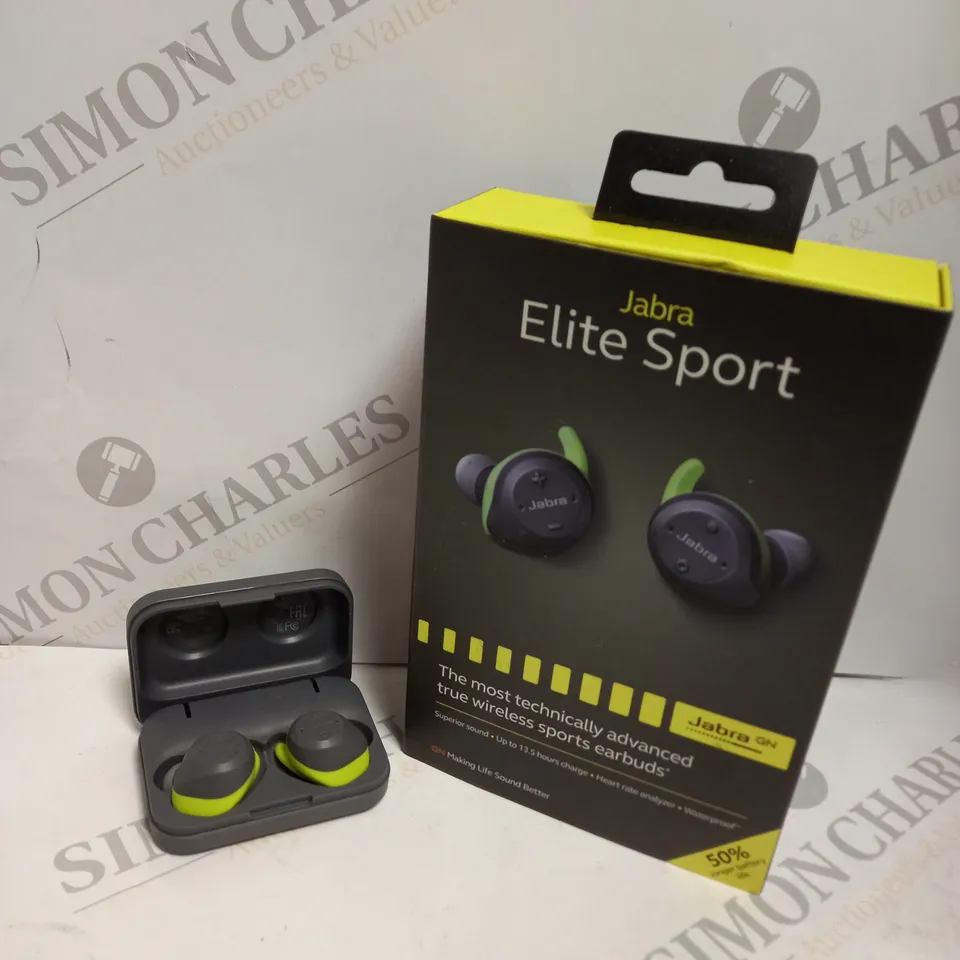 BOXED JABRA ELITE SPORT WIRELESS SPORTS EARPHONES 