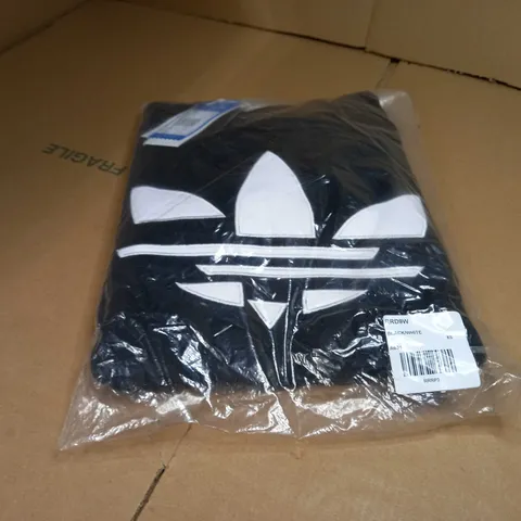 PACKAGED BLACK/WHITE LOGO SWEATER - XS